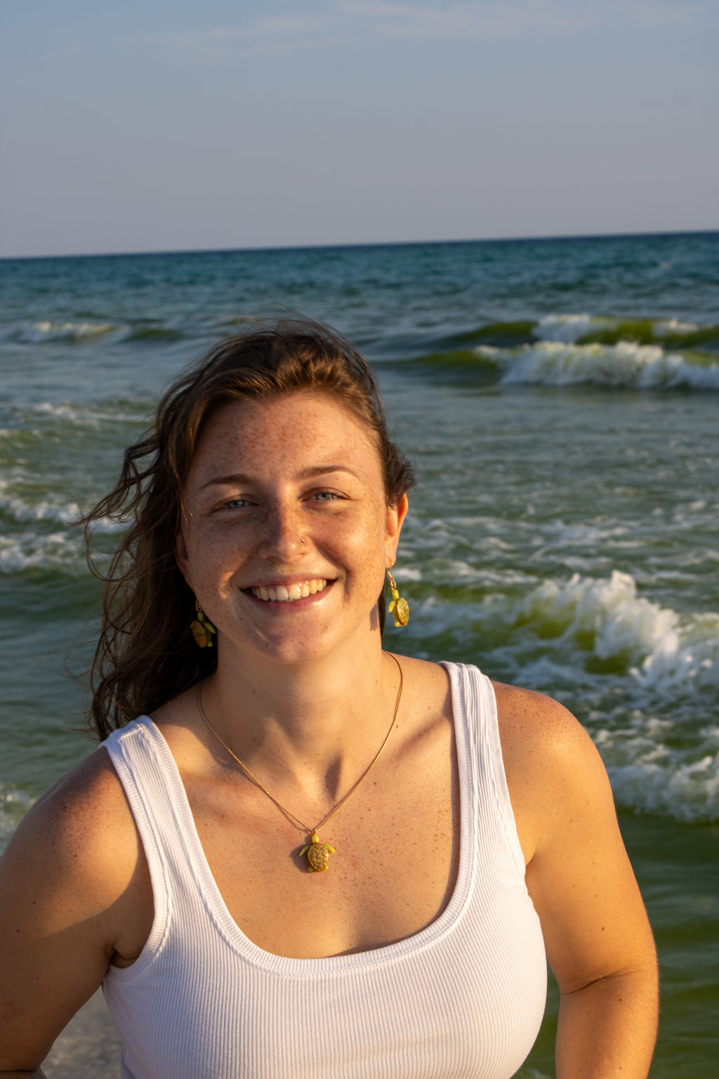 Green Sea Turtle Necklace