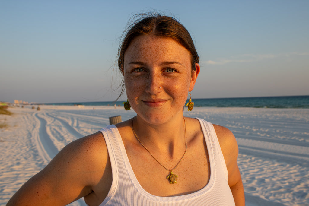 Green Sea Turtle Necklace