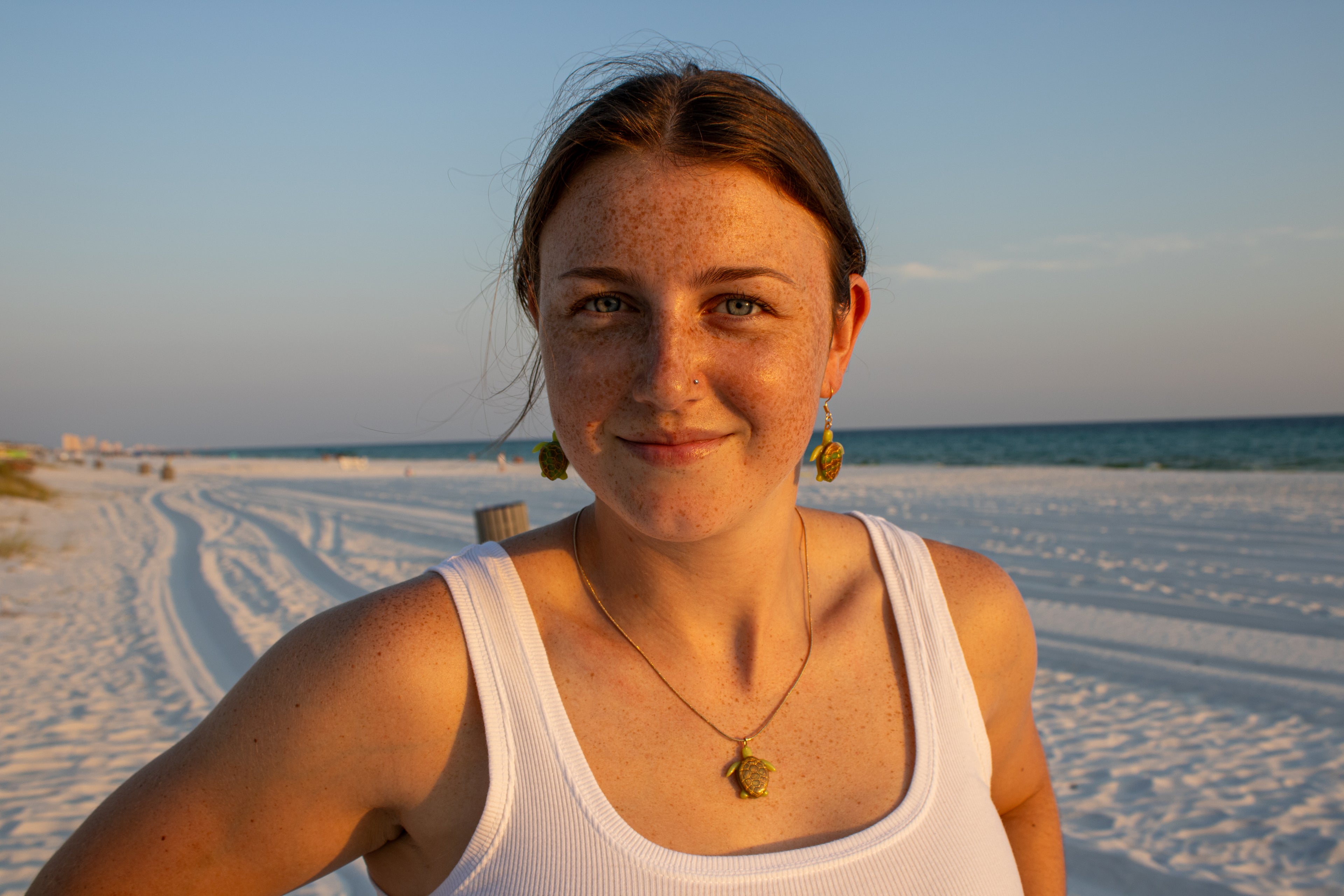 Green Sea Turtle Necklace