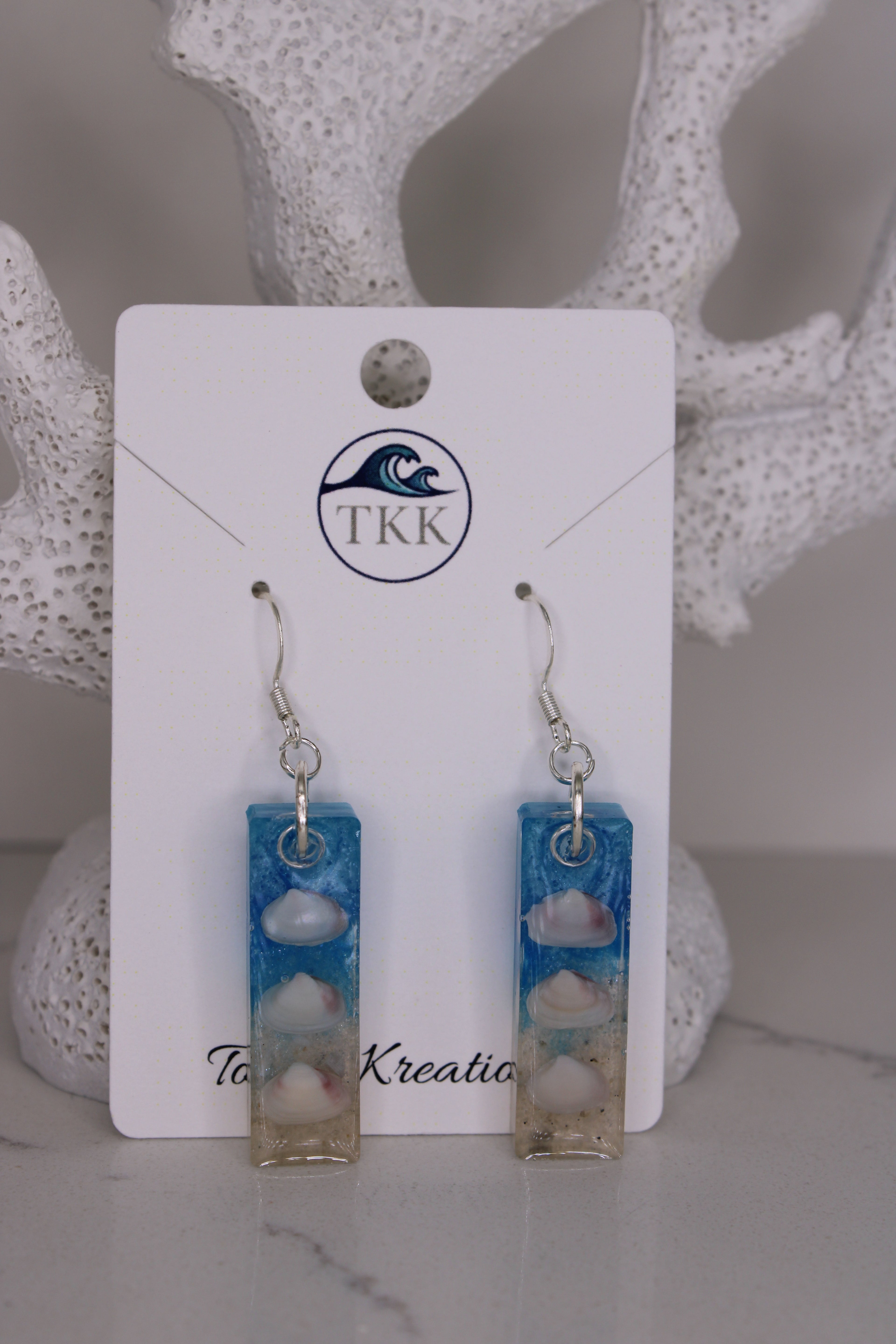 Triple Shell Earring