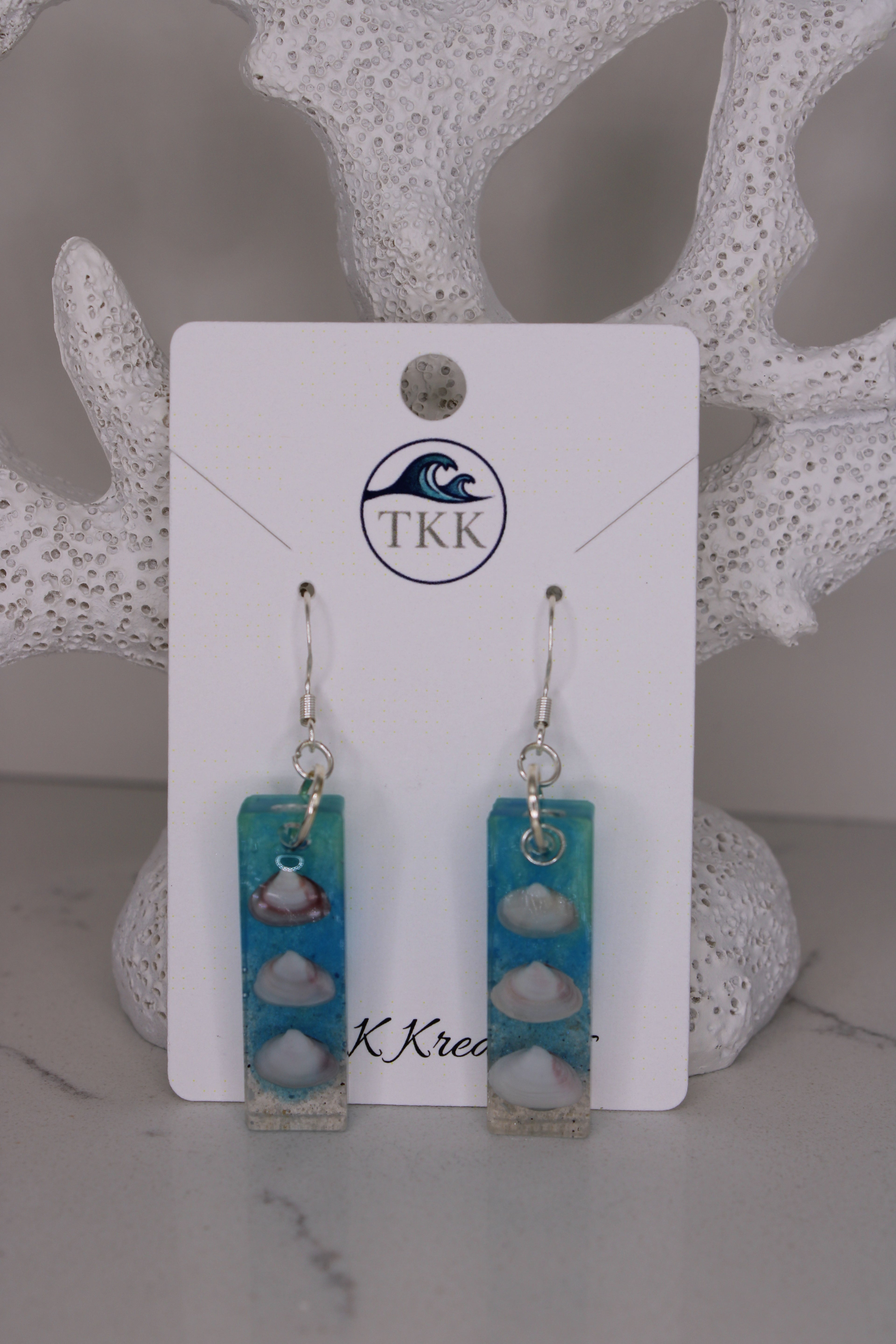 Triple Shell Earring