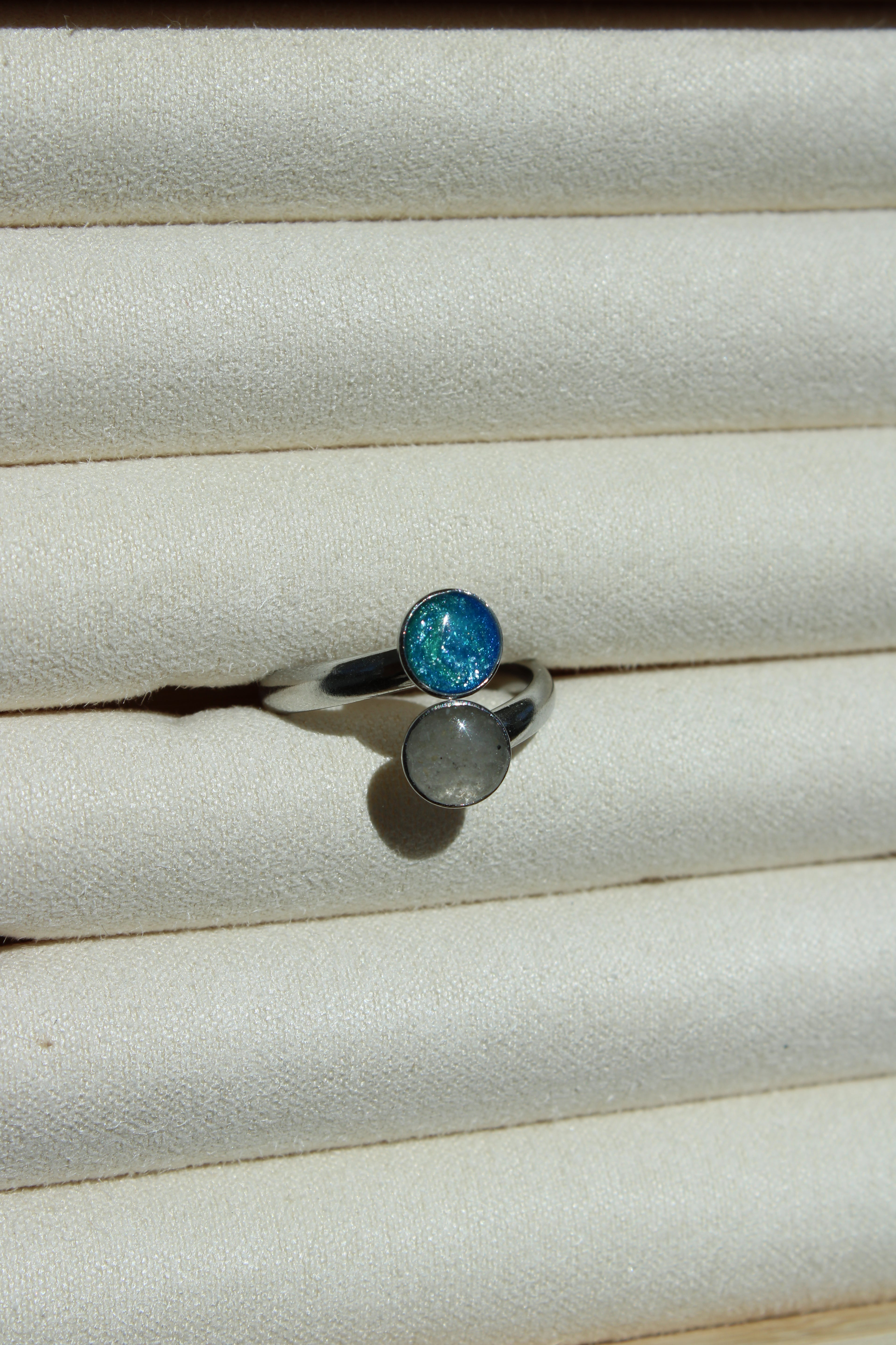 Tyde & Shore Adjustable Ring - Real Beach Sand