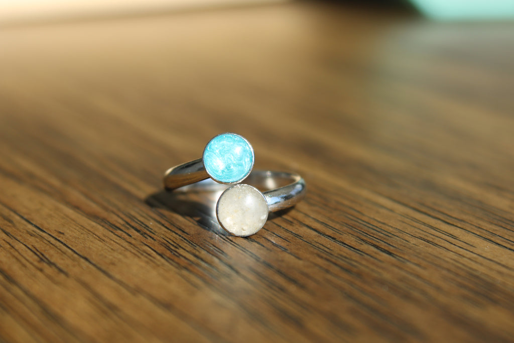 Tyde & Shore Adjustable Ring - Real Beach Sand