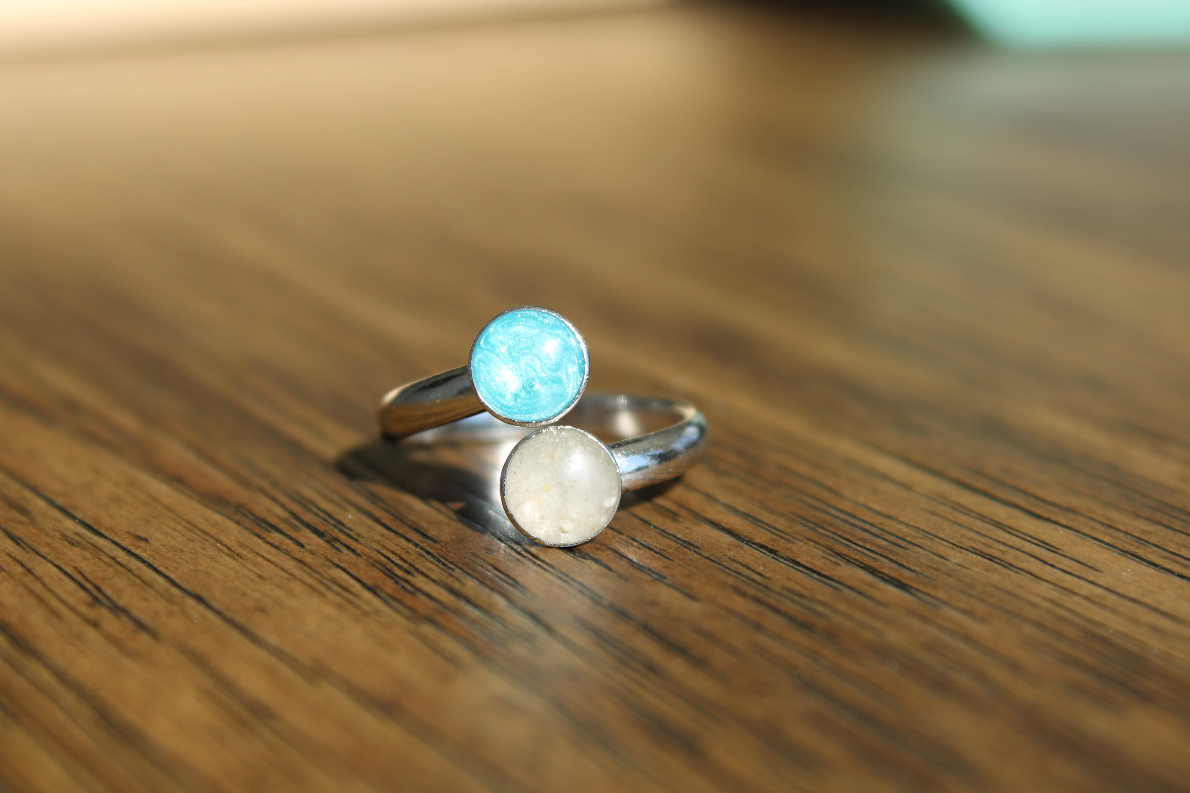 Tyde & Shore Adjustable Ring - Real Beach Sand