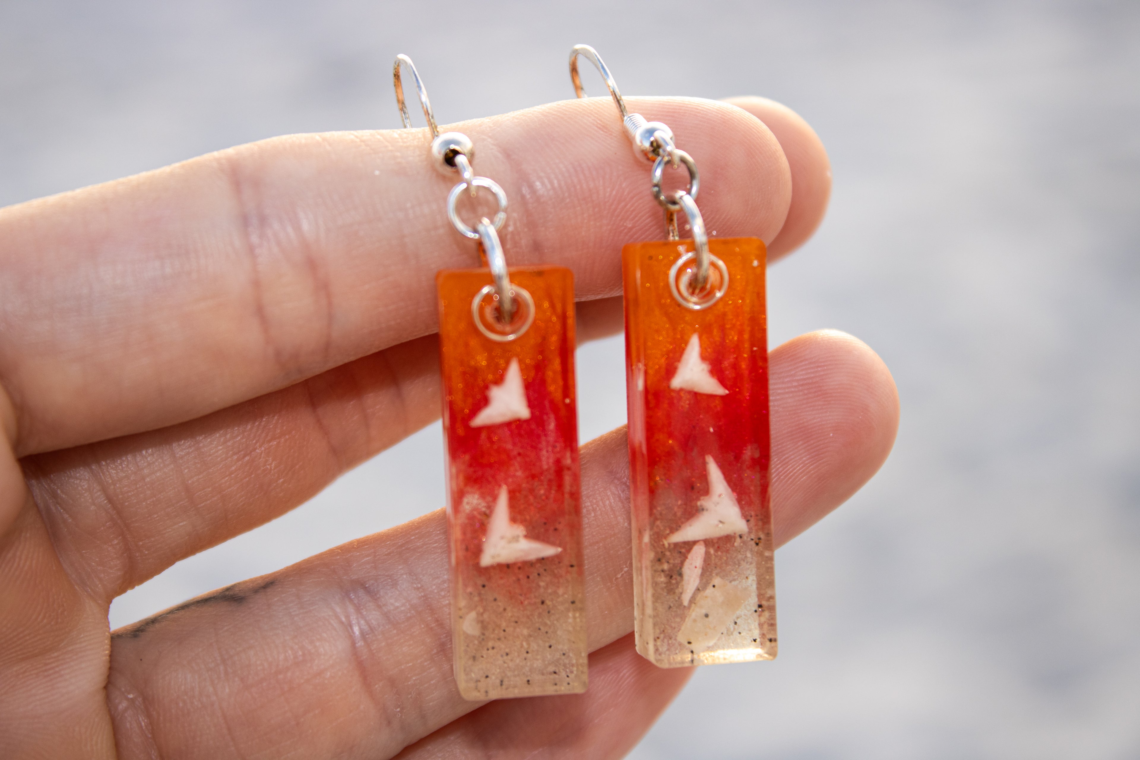Sunset Dove Earrings