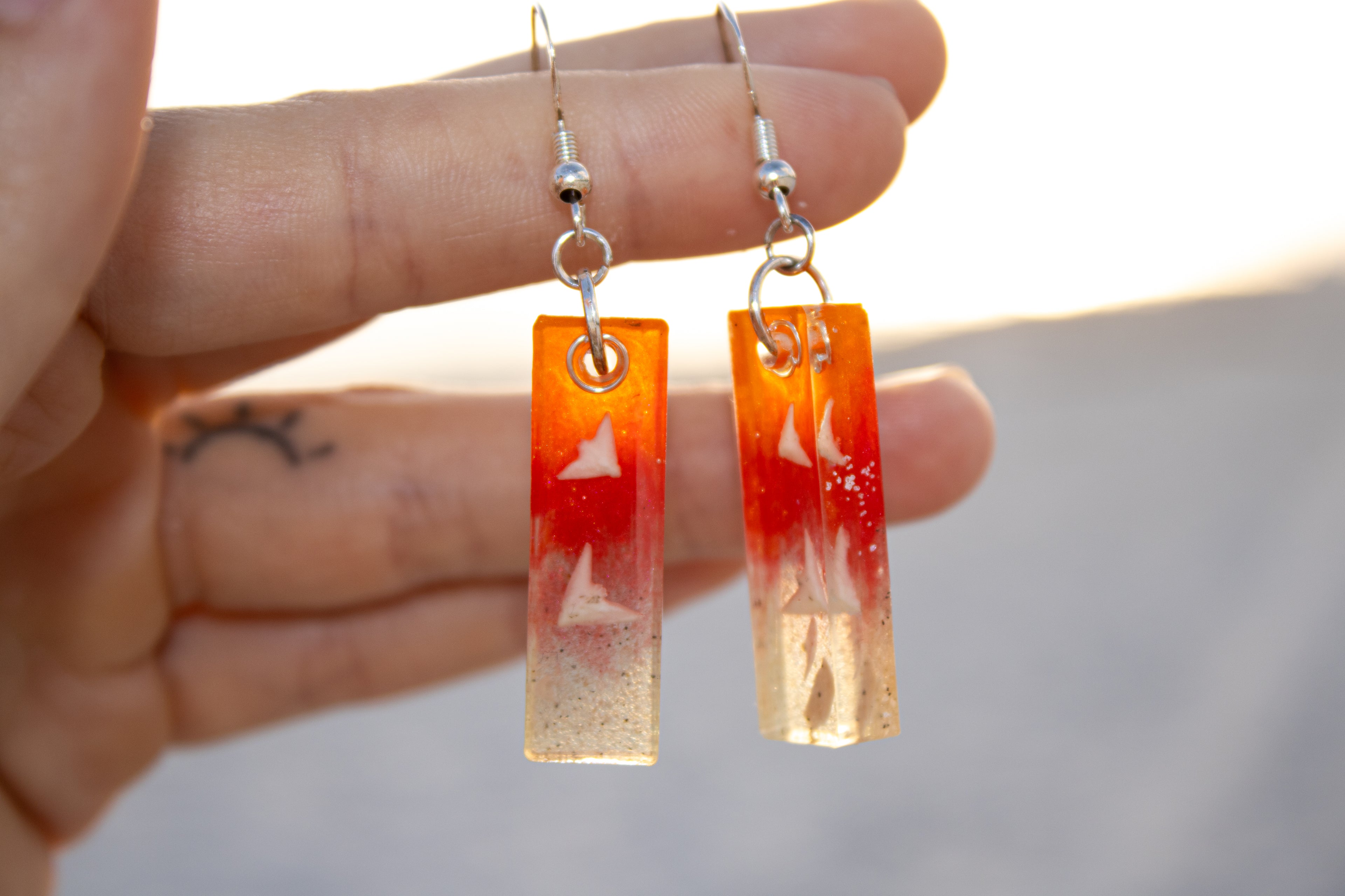 Sunset Dove Earrings